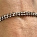 Vintage Rhinestone Tennis Bracelets (set of 2) Photo 4