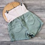 Liz Lange  maternity‎ green denim shorts midi Photo 1