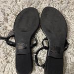 Cathy Jean  Black Sandals with Rhinestone Accents Size 6.5 Photo 5
