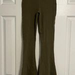 Urban Outfitters Out From Under Ryan Ribbed Flare Pants Olive Green Photo 1