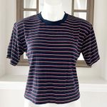 Topshop Crew Neck Tee Cropped Top Size 4 Photo 7