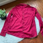 Charlotte Russe Red button down collar dress shirt blouse XSmall Photo 1