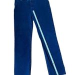 Betabrand Women’s Jeans Yoga Mid Rise Slim Straight Fit Dark Wash Pull-On Size M Photo 6