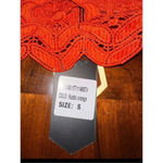 IToo Bralette Laced Size‎ Small NWT Orange Photo 2