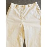 St. John Sport by Marie Gray Women's Pants Trouser Cream High Rise Size 8 Photo 3