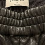 Babaton Aritzia  Black High Rise Faux Leather Wide Leg Pants Size 2 Photo 2