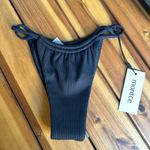 Montce Black Rib Brasil Bikini Bottom Size XS Photo 0