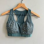 Zyia  Pine Leopard Bomber Sports Bra Size XS Athlete Gym Work Out Padded Photo 3