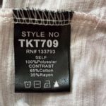 Pink/Lavender Ribbed Tank Top with V Photo 7