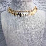 Lightening Bolt Necklace Gold Photo 0