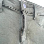 L'Agence  Margot High-Rise Coated Skinny‎ Jeans Olive Green Size 25 Photo 5