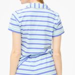 J.Crew Knit pajama top button down size S 100% cotton Cool Lilac Sunfaded Blu Photo 1