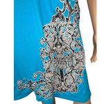 Rock & Roll Cowgirl Blue Spaghetti Strap Dress With Embroidered Detail Photo 2