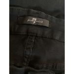 7 For All Mankind Black Moto Skinny Jeans Zipper Detail Women's Size 25 Photo 4