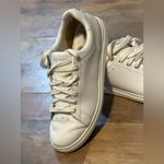 Tory Burch  Women’s size 9.5 Double T Howard Court In White Leather Photo 1