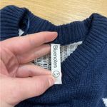 Bluenotes  Navy Star Sweater size small Photo 10