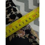 Fig and Flower Boho Patchwork Peasant Blouse – Size L Black Size L Photo 6