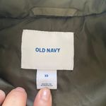 Old Navy Quilted Puffer Vest XS Women’s Olive Green Lightweight Zip Up Layering Photo 2