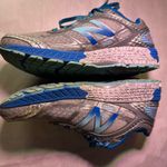 New Balance  Women's Silver and Teal Athletic Shoes Photo 5