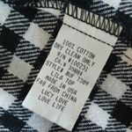 Lucy Love Open Back Black White Checkered Top Photo 6