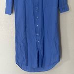 Frank & Eileen Frank &‎ Eileen Maxi Dress Rory 100% Cotton Long Sleeve Periwinkle Blue XS Photo 5