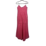 Aidan Mattox NWT  Aiden By Lace Maxi Dress Spaghetti Straps Keyhole Hi Low 4 Pink Photo 3