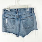Lovers + Friends Jack 100% Cotton High Rise Ripped Distressed Denim Shorts 26 Photo 1