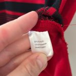 Ming Wang Red & Black Ribbed Sleeveless Tank Top sz M Photo 2