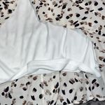 Adrienne  medium women’s sleeveless knee length creme dress animal print lined Photo 7