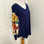 Mai Soli Floral Sleeve Top Size M Photo 3