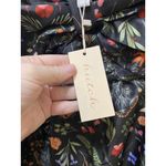 Hutch  Olani Dress Womens 2XL Black Floral Maxi Bow Front Smocked Back Pockets Photo 4