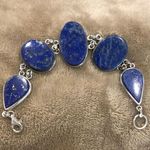 Sterling Silver Southwestern Lapis Lazuli Bracelet Photo 0