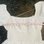 SheIn White Summer Flowing Dress Size Small Photo 8