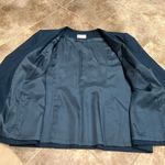 Pendleton  vintage virgin wool teal blue single breasted long sleeve blazer 22W Photo 3