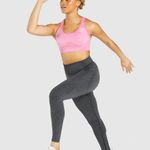 Gymshark VITAL SEAMLESS 2.0 LEGGINGS in Charcoal Marl Photo 3