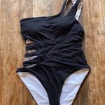 Becca NWOT  jetsetter Naomi reversible one piece swimsuit Sz S Photo 4