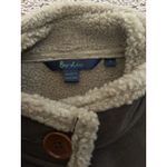 Women's Boden Faux Suede Sherpa Shearling Lined Vest Size Small Western Chic Brown Photo 9