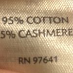 Purejill Gray V Neck Button Front Cardigan Sweater M Cotton Cashmere Size M Photo 2