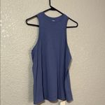 Lululemon Long Cotton Crewneck Tank Top size XS in water drop Photo 3