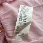 Anthropologie  Maeve flounced hem plaid mini dress pockets pink sz XS Photo 6