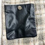 ZARA Office Siren Academia Plaid Boho Fringe Deadstock Gold Button Work Dress S Photo 5