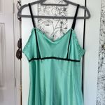 Y2k vintage babydoll satin slip dress Green Size L Photo 2