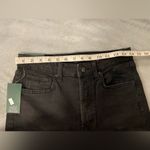 Wild Fable NWT Size 6 Highest Rise Straight Leg Black Distressed Jeans Raw Hem Photo 8