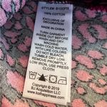 Betsey Johnson New Scrub Top Women's Black and pink leopard print Bow  XS NWT Photo 4