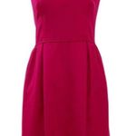 J.Crew Ladies Berry Red Wool Pleated Jumper Shift Dress ~ Women's Size 12 Photo 0