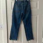 Abercrombie & Fitch Abercrombie Distressed Ankle Straight Ultra High Rise 26 Short Photo 2