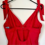 Shade & Shore NEW Vibrant Red One-Piece Swimsuit - Size: Large Photo 5