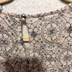 LC Lauren Conrad Womens Tops Size M Lace Chiffon Pleated Photo 6