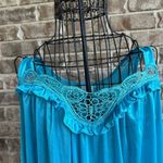 Lati Fashion Intimates Collection Nightgown Medium? Blue Sleeveless Embr… Size undefined Photo 2