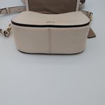 Coach Saddle Bag C4058 Pebble Leather Crossbody Cream Tan Horse Carriage Logo Photo 4